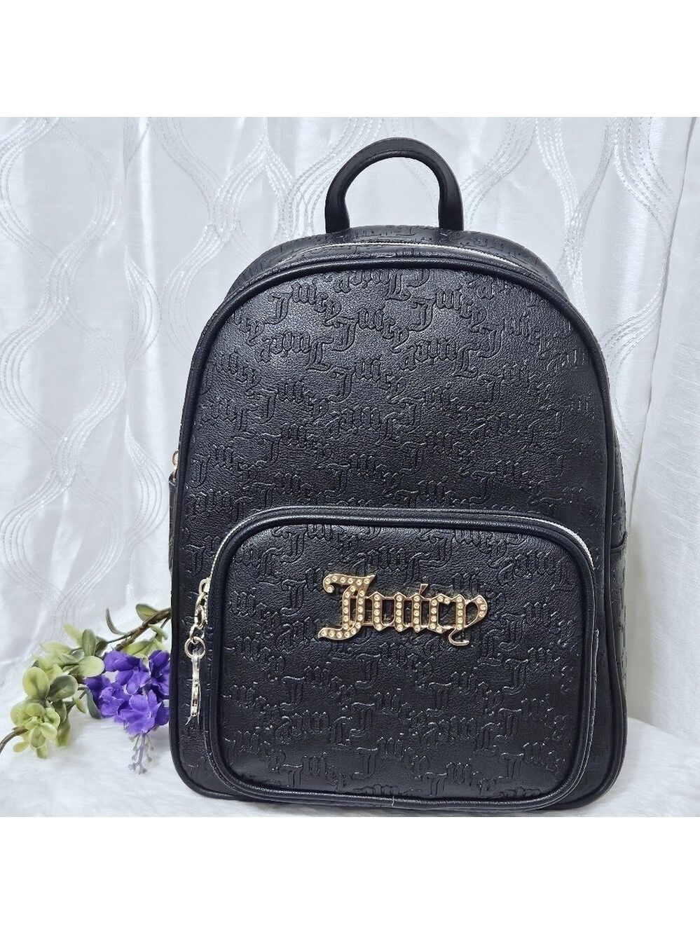 JUICY COUTURE Black Backpack